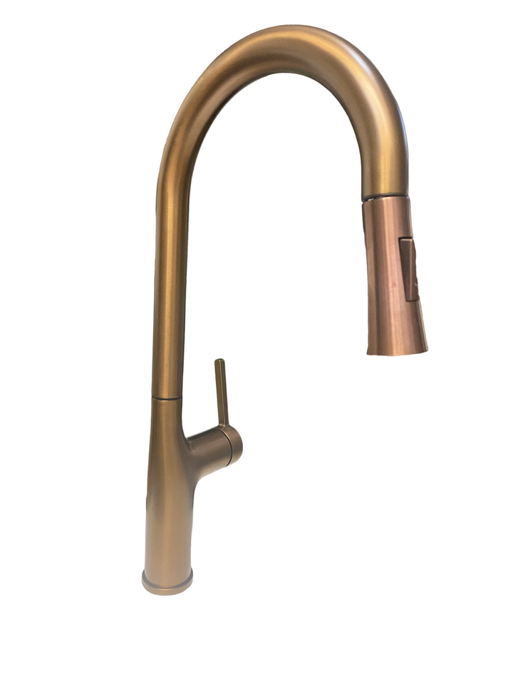 Acero Solid Sleek Modern Dual Pull Spray Kitchen Faucet