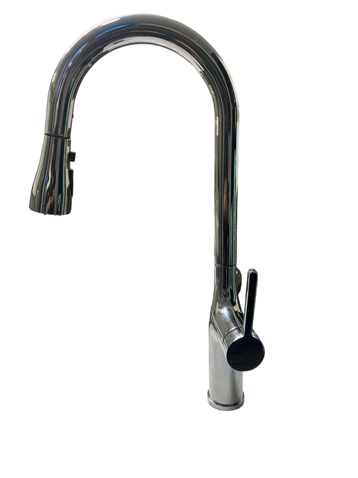 Acero Solid Sleek Modern Dual Pull Spray Kitchen Faucet