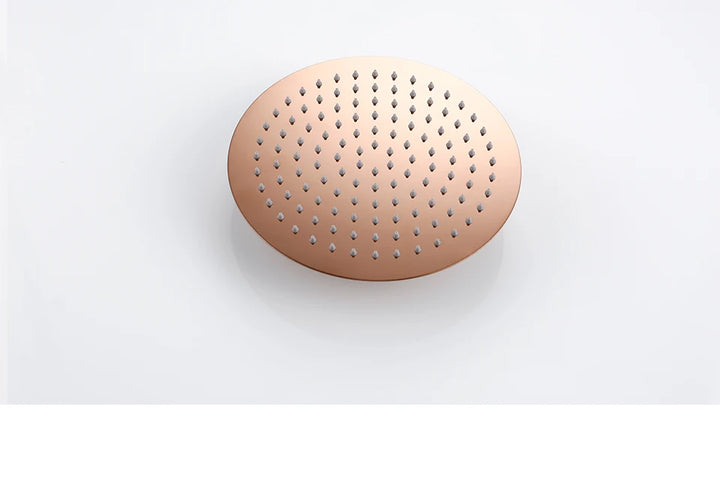 Round 3 way volumen control rain -hand spray and tub spout shower kit