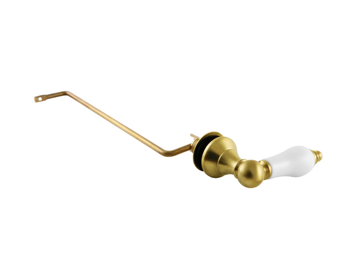 Victorian Brushed gold Toilet Trip Side Lever
