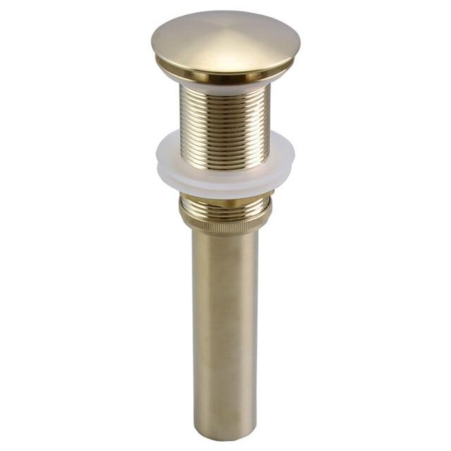 Bisoni-White matte bathroom brushed gold steel framed quarzt top completed vanity set 55