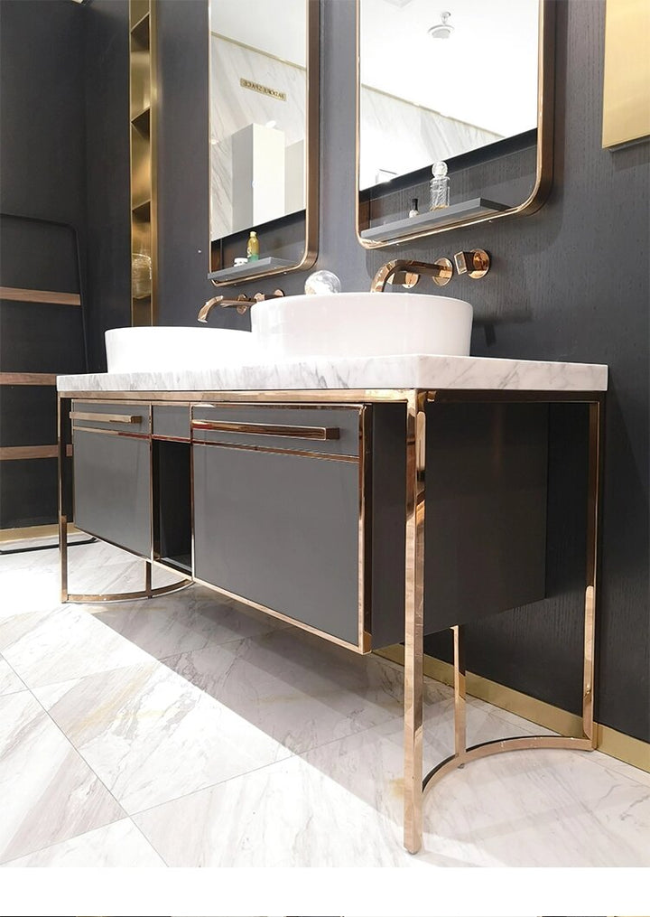 Bulgari-design wallmounted bathroom faucets
