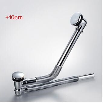 Telescopy Bathtub Drain Copper Material 59cm Extend Bathroom Bathtub Drain