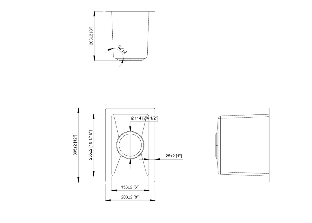 Rose gold bronze bar prep sink 13"x18"x8" D
