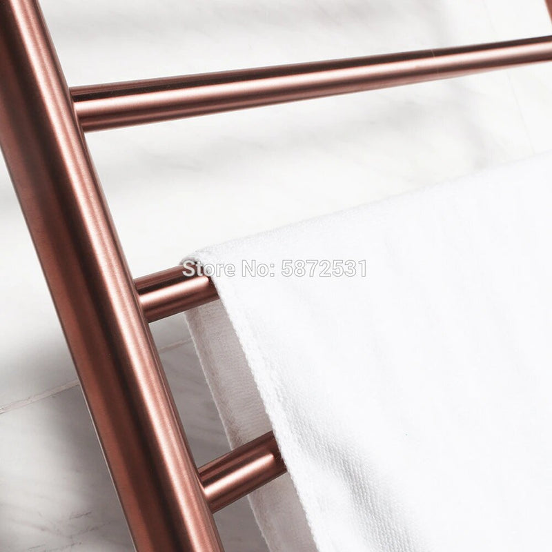 Rose gold polished Hotel Design Electric Hardwire Towel warmer CSA 24"x 32" x 10"