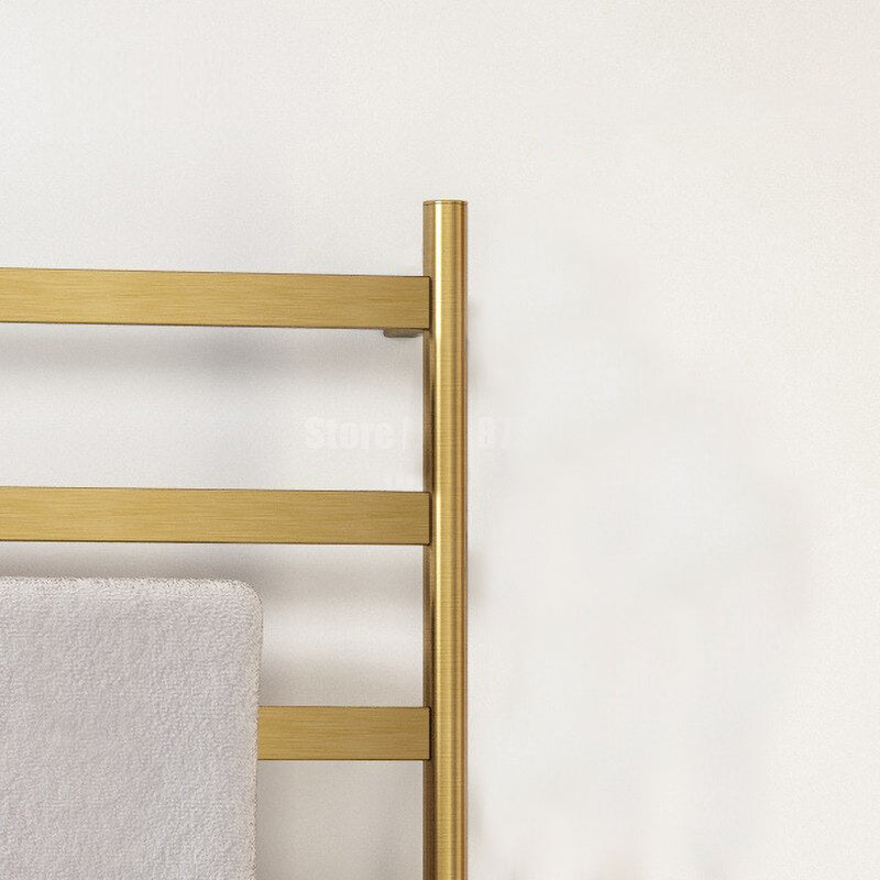 Hotel Design Brushed Gold Electric Hardwire towel warmer CSA 24"x32"x10"