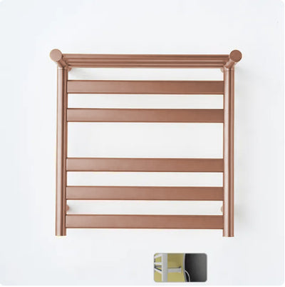 Brushed rose gold hotel design electric hardwire towel warmer CSA 24"x32"10"