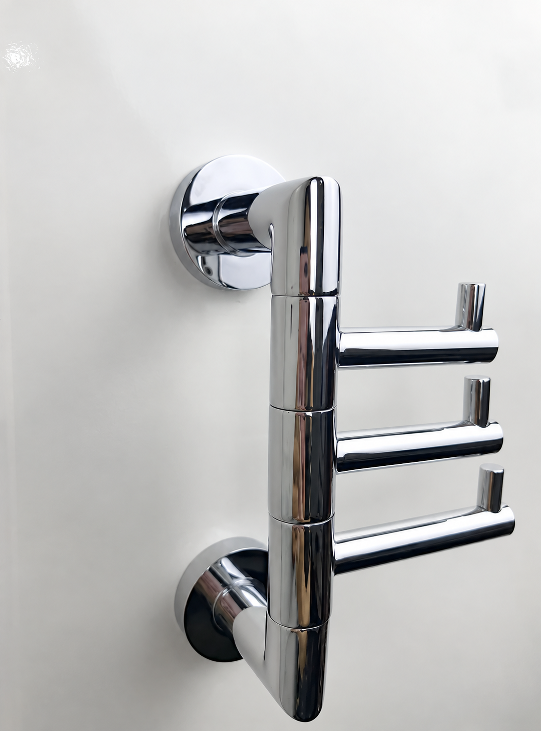 Chrome Stainless Steel Rotating Movable Clothes Hook Bathroom Balcony Swing Drying Clothes Hook Hanger Bathroom Towel Rack