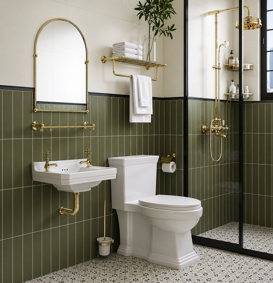 Fairfax Oakmont-Wall Hung Victorian Hot & Cold Wash basin