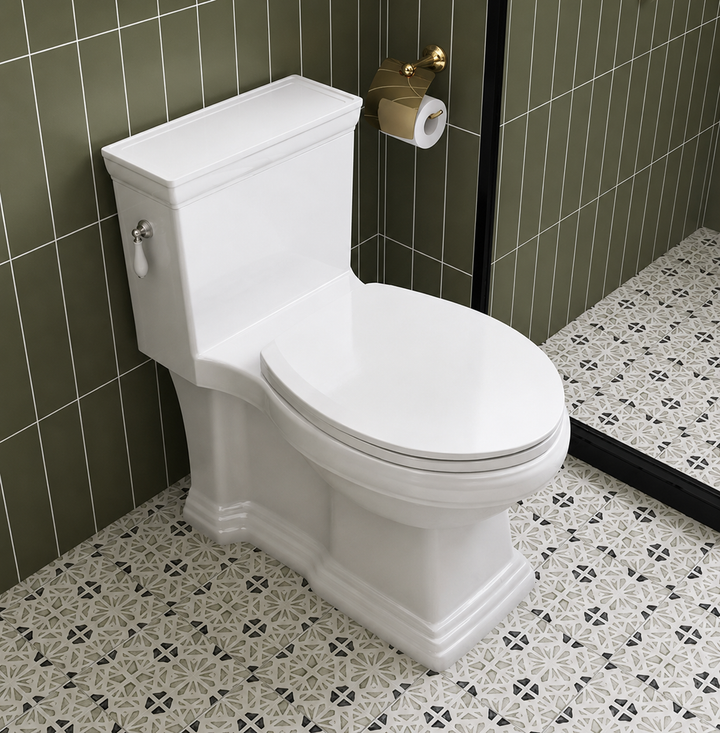 Victorian 1 Piece toilet comforth height Model Chatsworth