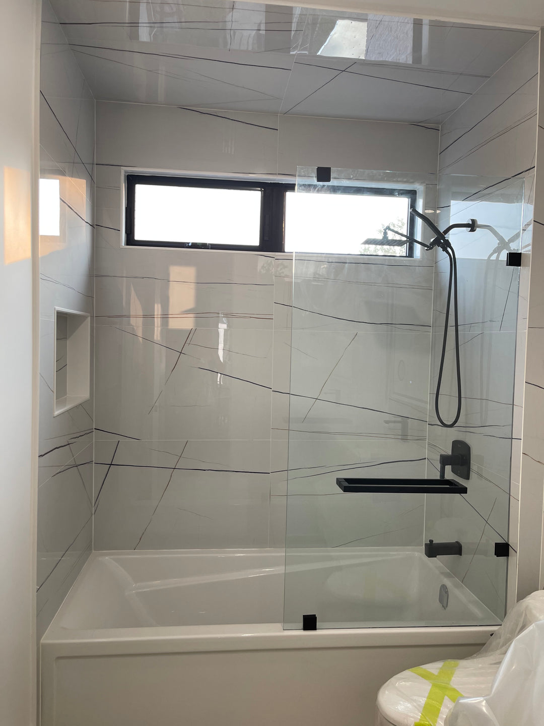 Custom Bathtub framless 10mm glass tub shield 36"x60"
