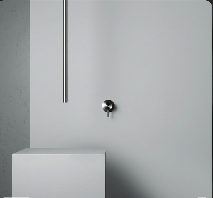 Cielo-Modern design Ceiling Mount Bathroom Faucet with wall mounted control lever handle-65"