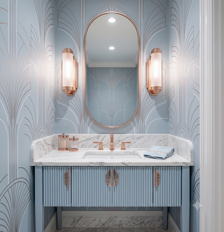 CUSTOM-Bella 1- Oval Steel Framed Wall Mounted Mirror