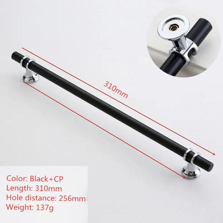 Nordic-Gold Furniture Handle Cabinet Knob and Handle Drawer Knobs Cupboard Pulls Kitchen Handle Pull Black Handle for Furniture