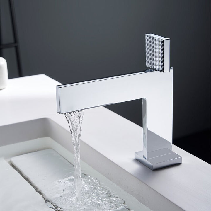 Cara- Euro design Brushed gold single hole bathroom faucet