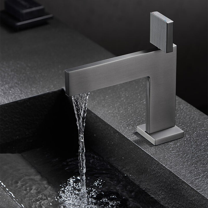 Cara- Euro design Brushed gold single hole bathroom faucet
