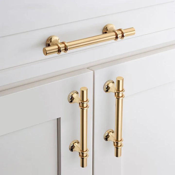 Nordic-Gold Furniture Handle Cabinet Knob and Handle Drawer Knobs Cupboard Pulls Kitchen Handle Pull Black Handle for Furniture