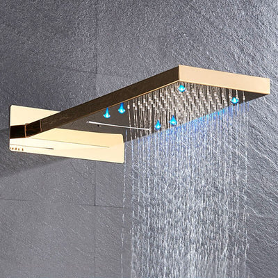 Waterfall 2 way rain shower head