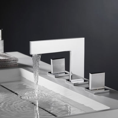 Cara-New Euro design 8" inch wide spread bathroom faucet