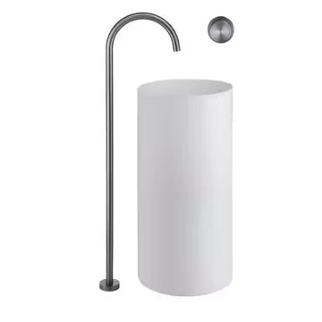 IBIZA- PACHA-European Villas Brass Double Control Faucet Light Luxury Vertical Basin Wash Basin Bathroom Hotel Faucet