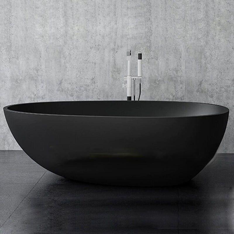 Solid surface stone freestanding bathtub  55"x30"X21"