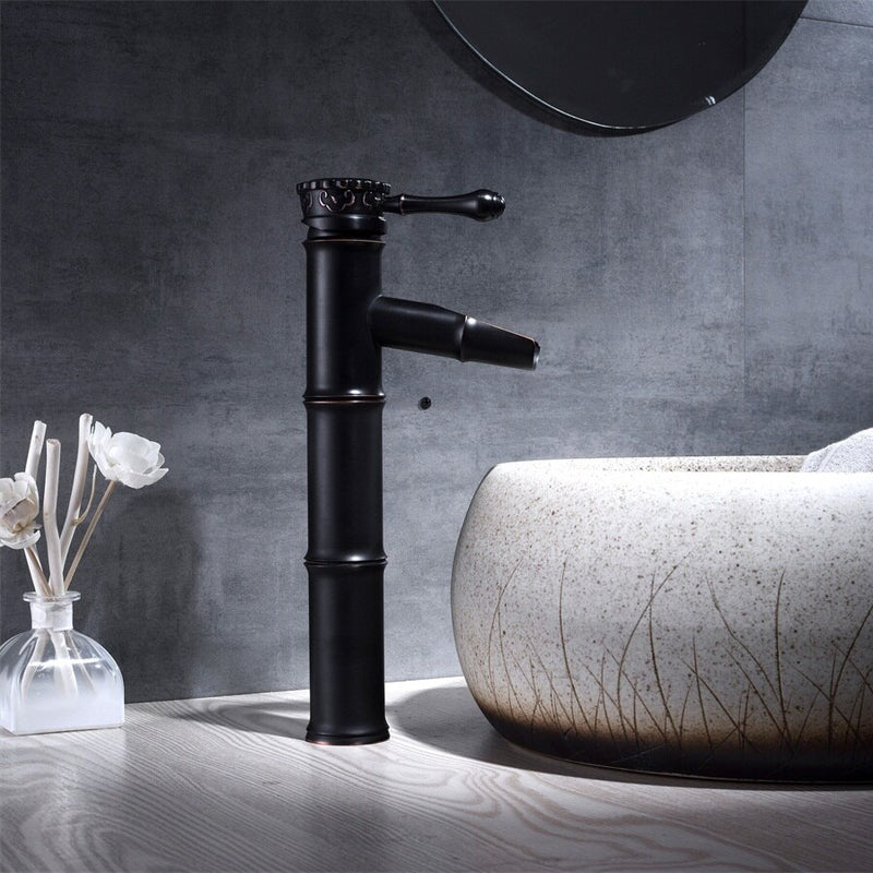 Bamboo Tall Vessel faucet