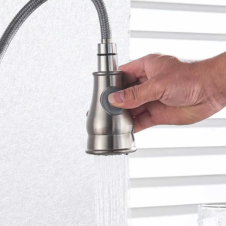 Stream Sprayer Bathroom Kitchen Mixer Faucet Pull Out Shower Head Matching Water Spray Replacement Head Sprinkler