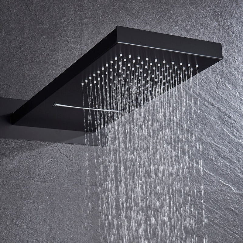 Waterfall 2 way rain shower head