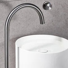IBIZA- PACHA-European Villas Brass Double Control Faucet Light Luxury Vertical Basin Wash Basin Bathroom Hotel Faucet