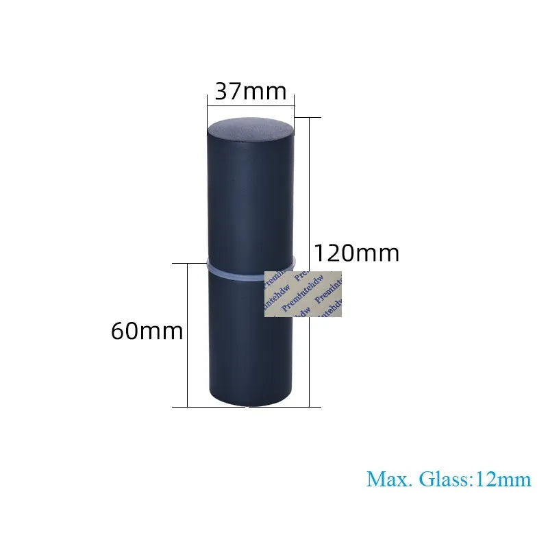 Hollow Stainless Steel Back-To-Back Printless Barrel Knob Pull Shower Enclosure Glass Door Rose Gold Matte Black White Grey