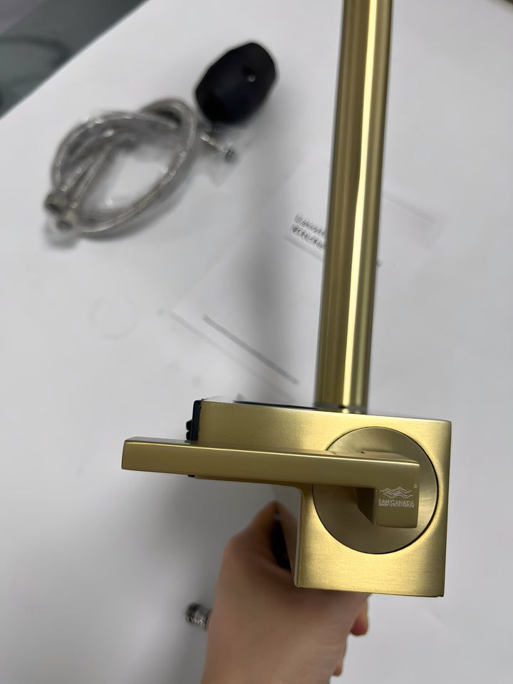 Aspen- Waterfall dual pull spray kitchen faucet