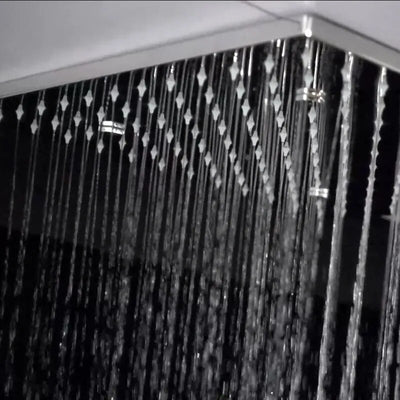 16 InchSquare Flush mount ceiling rain head Spa shower system set