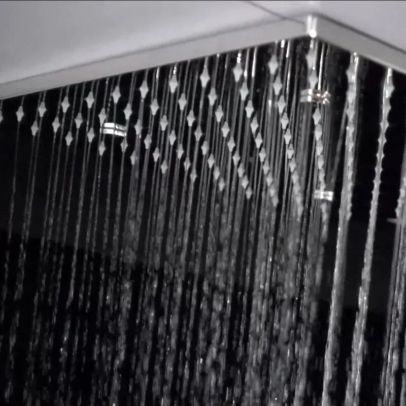 16 InchSquare Flush mount ceiling rain head Spa shower system set