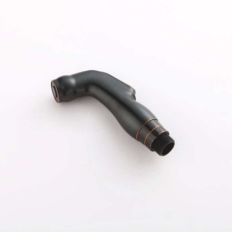 Oil Rubbed Bronze Bath Toilet Bidet Spray Hot & Cold Mixer Valve with Hose, Handheld Bidet ,Portable Hand Held Bidet Shower Set-