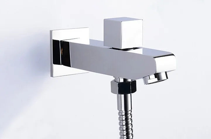 Solid Brass Wall Outlet Wall Mounted Shower Spout Bath Tub Shower Mixer Faucet Spout Filler SA999