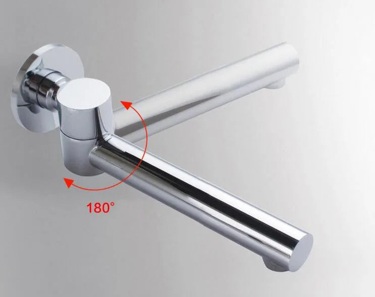 Solid Brass Wall Outlet Wall Mounted Shower Spout Bath Tub Shower Mixer Faucet Spout Filler SA999