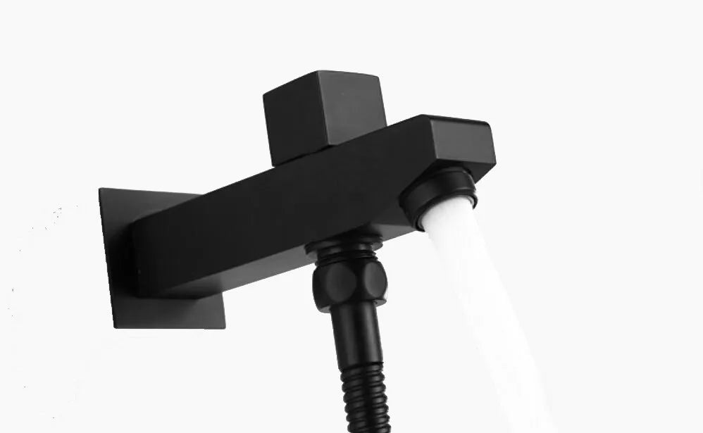 Solid Brass Wall Outlet Wall Mounted Shower Spout Bath Tub Shower Mixer Faucet Spout Filler SA999