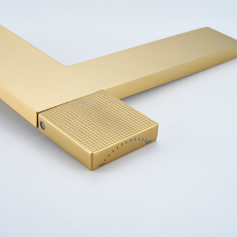 Cara- Euro design Brushed gold single hole bathroom faucet