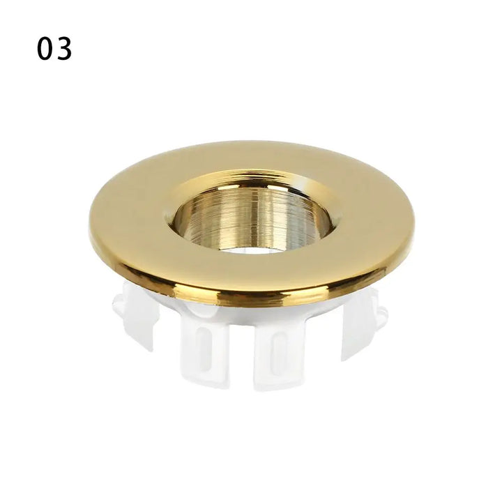 Sink Overflow Stopper Round Ring Trim Ring Cap Basin Insert Replacement Sink Hole Cover