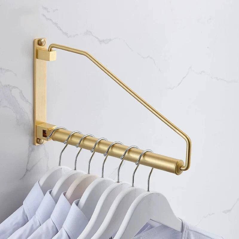 Brushed Gold- brass Gold brush Bathroom accessory Set Gold brass Hook Towel Rail Rack Bar Shelf Paper Holder Toothbrush Holder