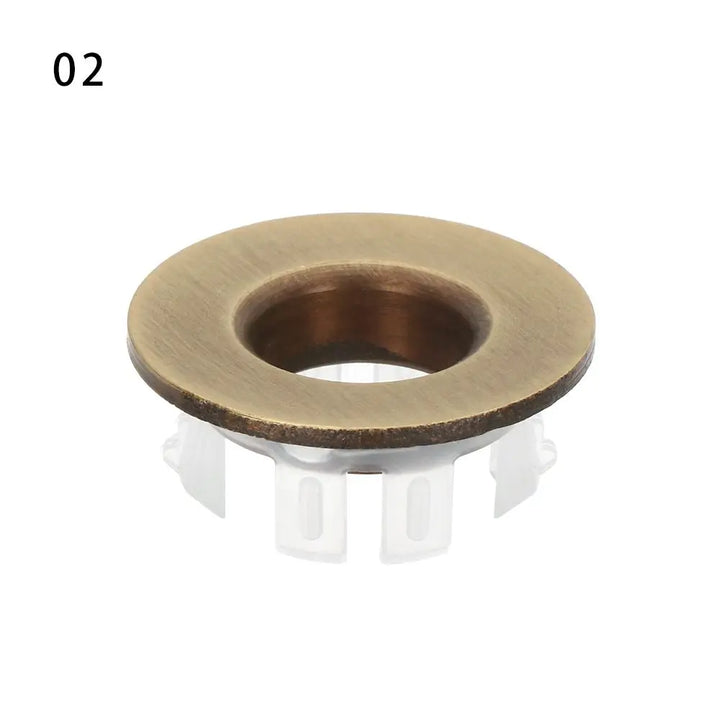 Sink Overflow Stopper Round Ring Trim Ring Cap Basin Insert Replacement Sink Hole Cover