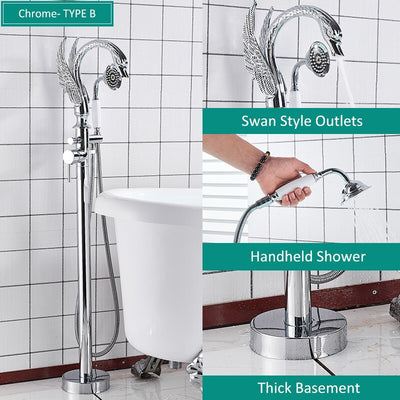 Swan freestanding tub filler faucet