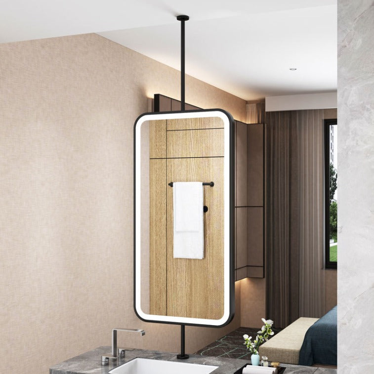 CUSTOM- IBIZA 1- Ceiling Suspended Mounted LED Mirror