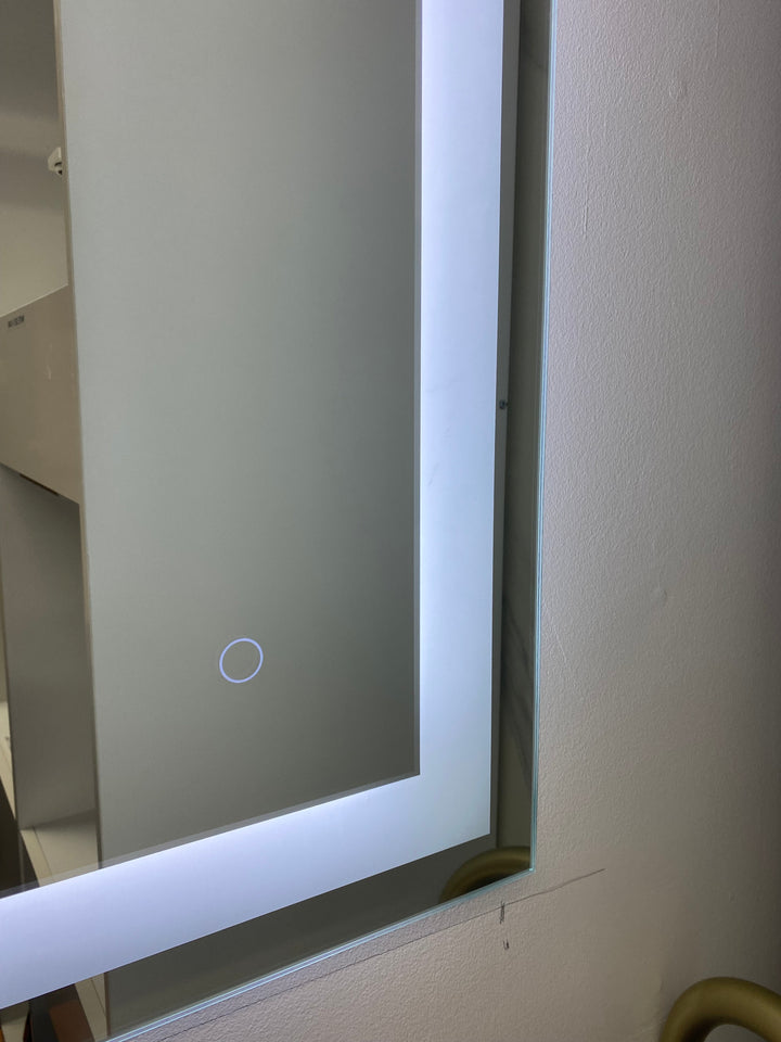 Pavorotti-Rectangle Bathroom Mirror LED Vanity Dimmable Backlit Anti-Fog Memory with Front and Backlight Shatter-Proof