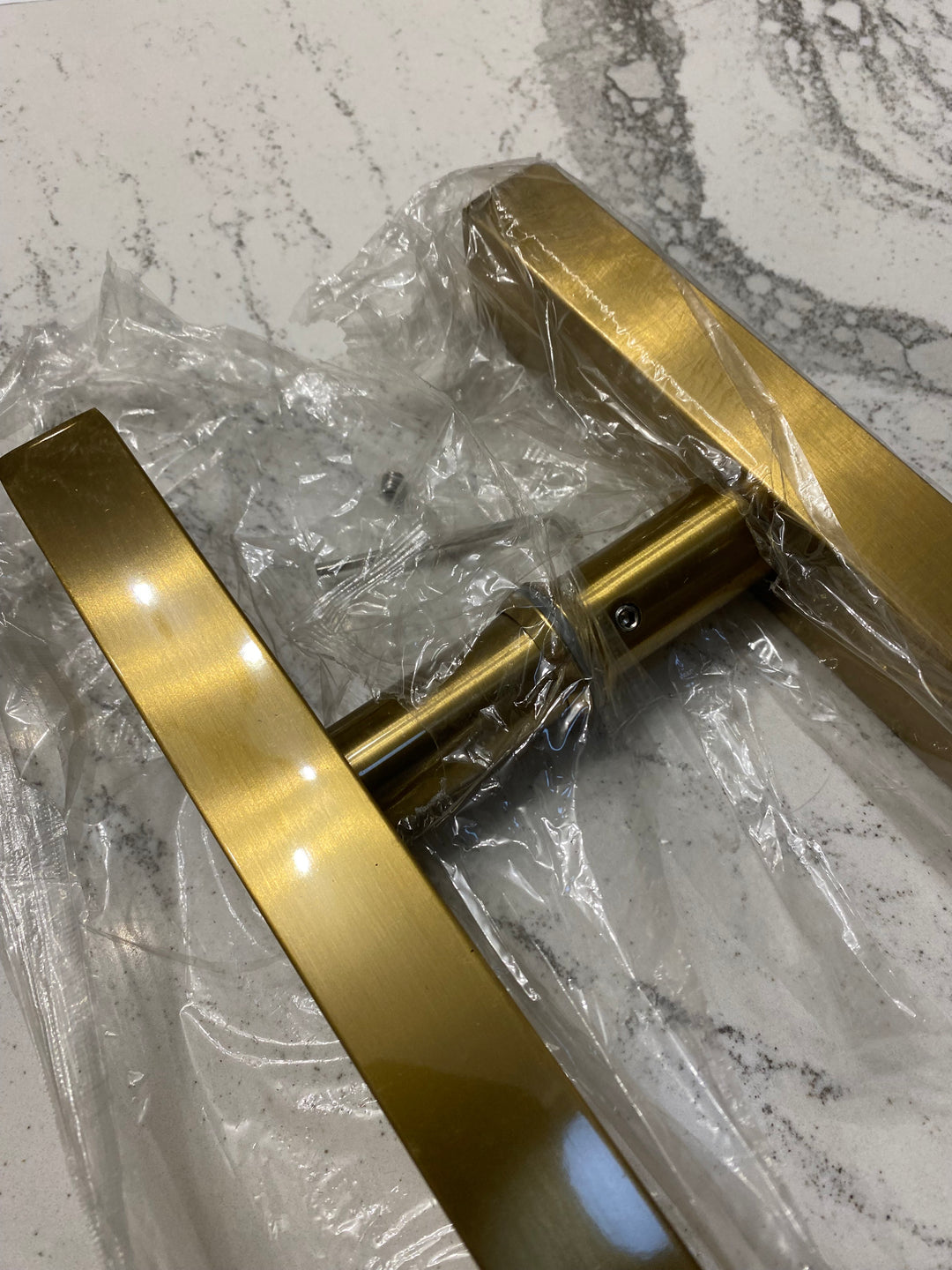 Brushed gold shower door handle hardware 16" /400mm