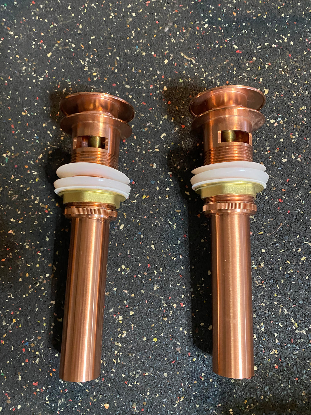 Copper rose satin Pop Up Drain