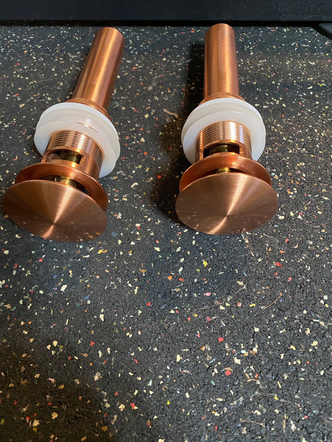 Copper rose satin Pop Up Drain