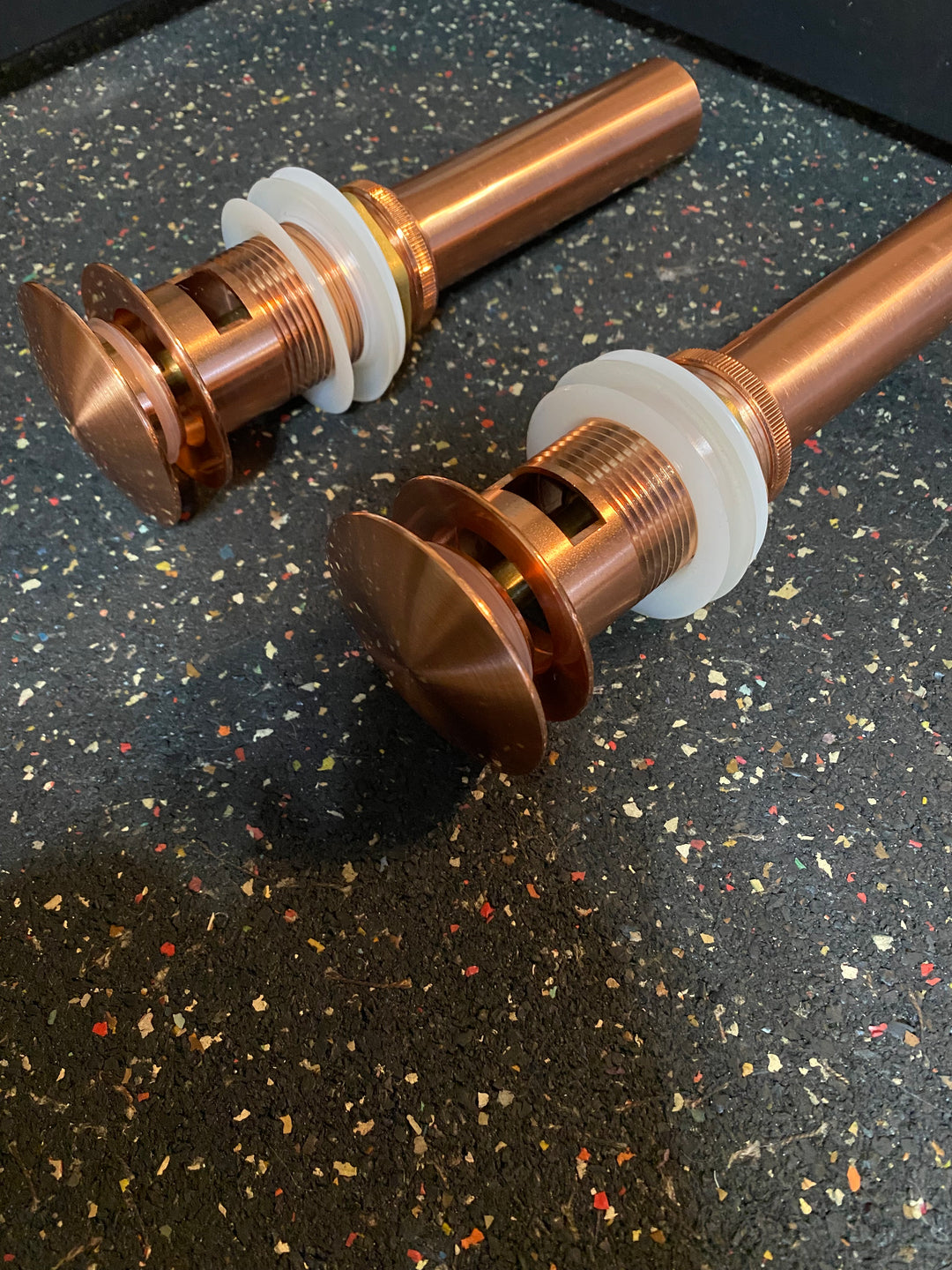 Copper rose satin Pop Up Drain