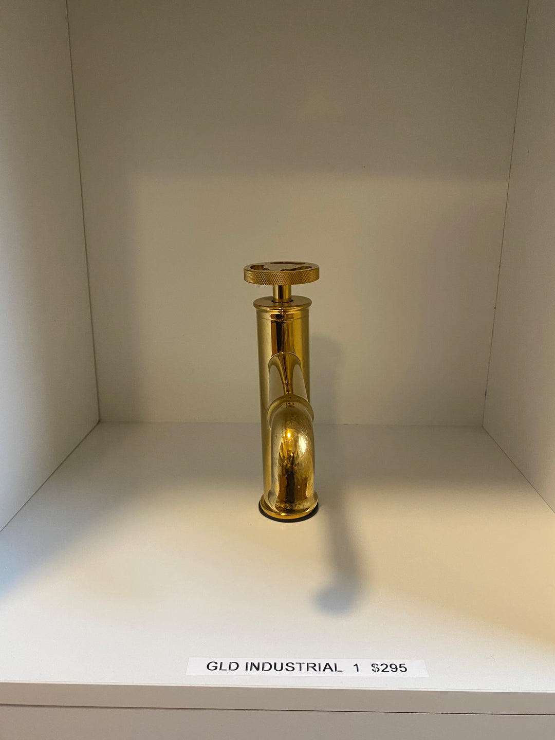Industrial Victorian Handle Single Hole Lavatory Faucet