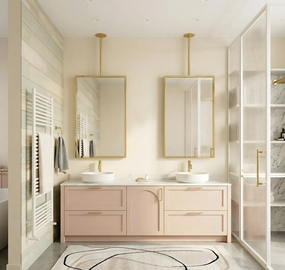 CUSTOM- MAJORCA X - Ceiling Suspended Mounted NO-LED Mirror